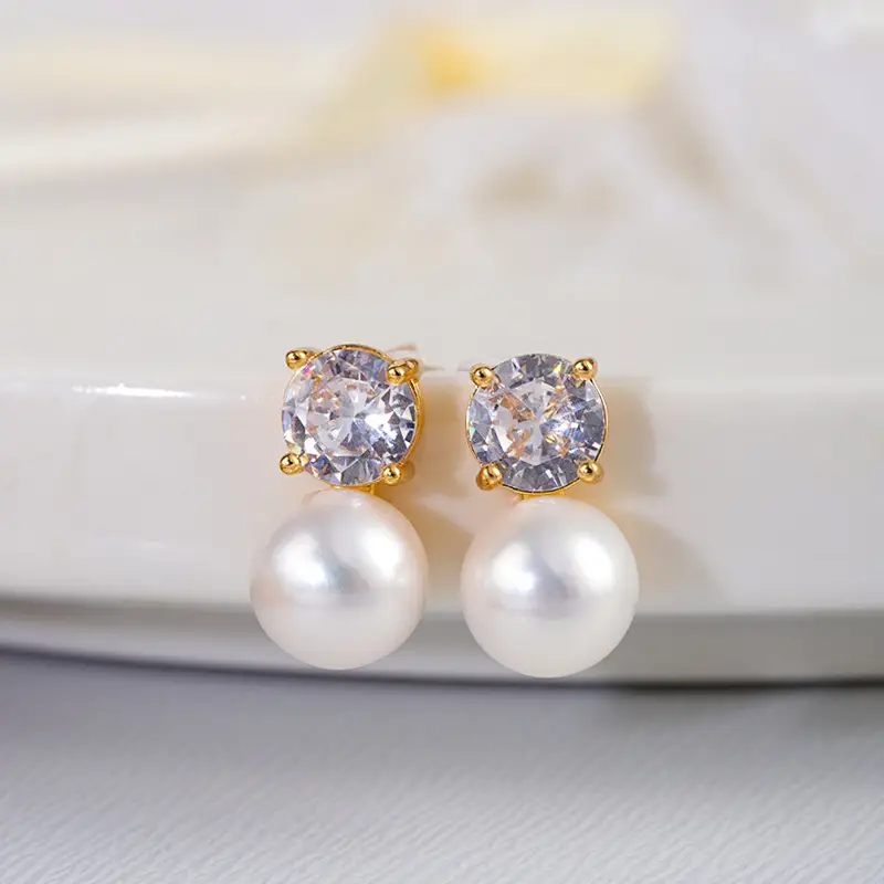 Vintage Pearl Beanie Earrings 925 Silver Daily Wear