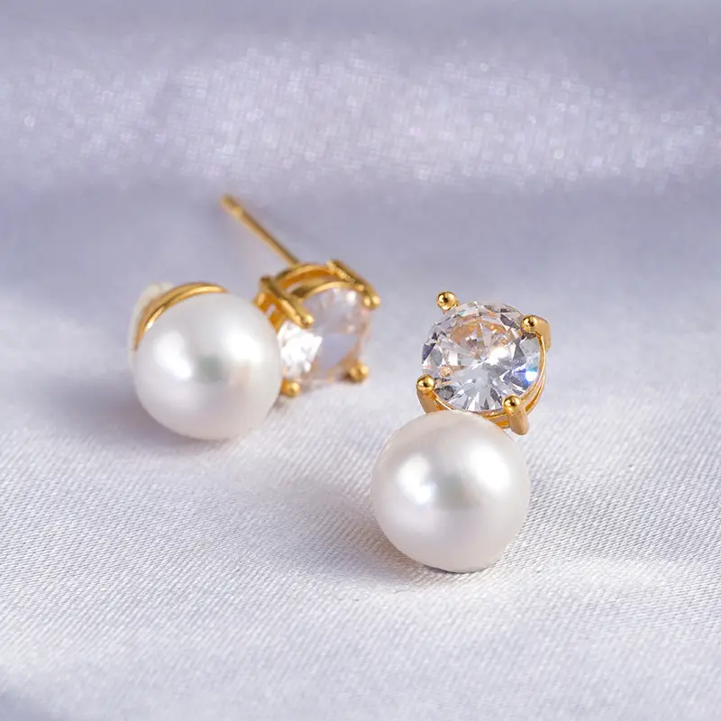 Vintage Pearl Beanie Earrings 925 Silver Daily Wear