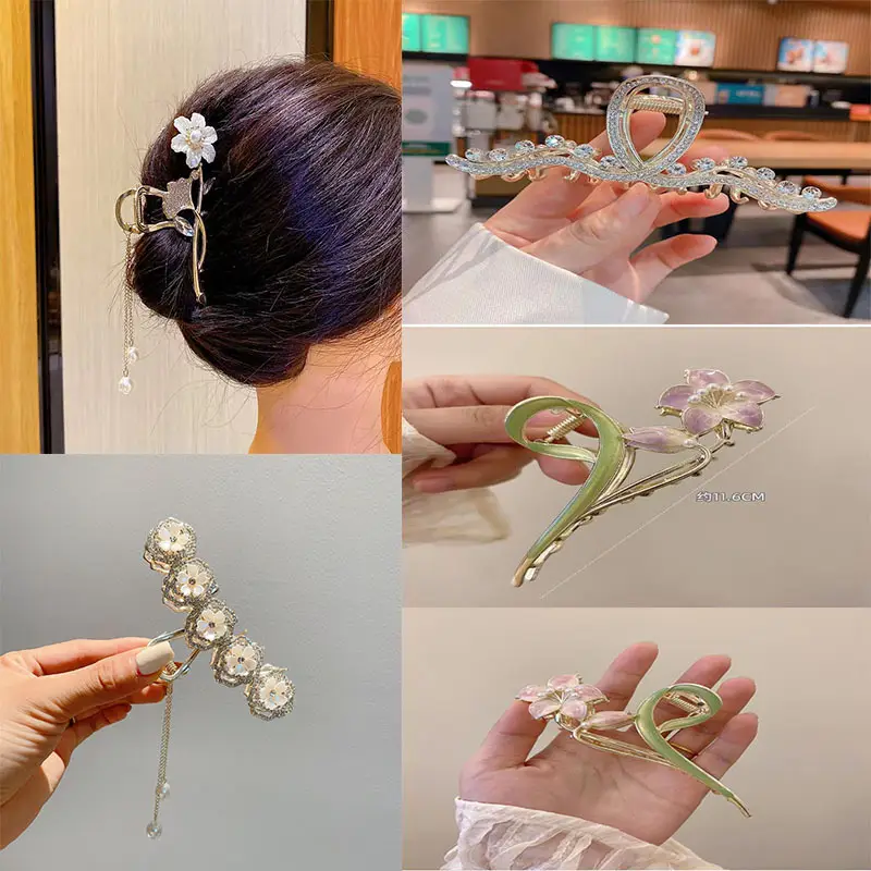 Fairy Butterfly Hair Clip for Women with Pearl Tassels - Image 10