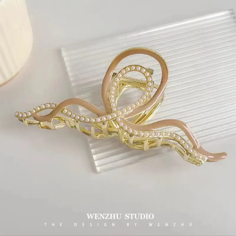 Fairy Butterfly Hair Clip for Women with Pearl Tassels — feature 16