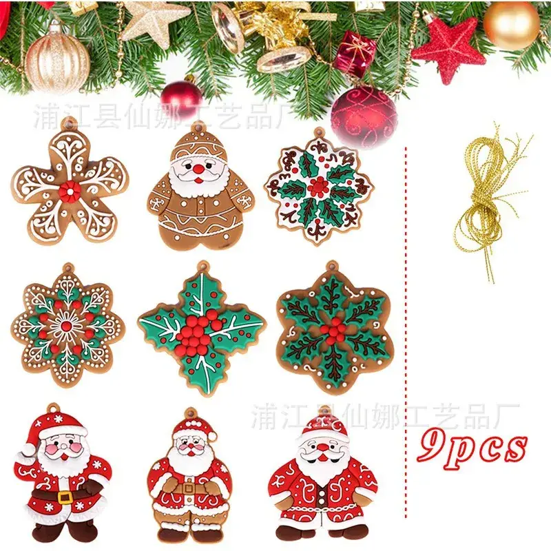 Christmas Gingerbread Men Decorations 7cm Height - Image 11