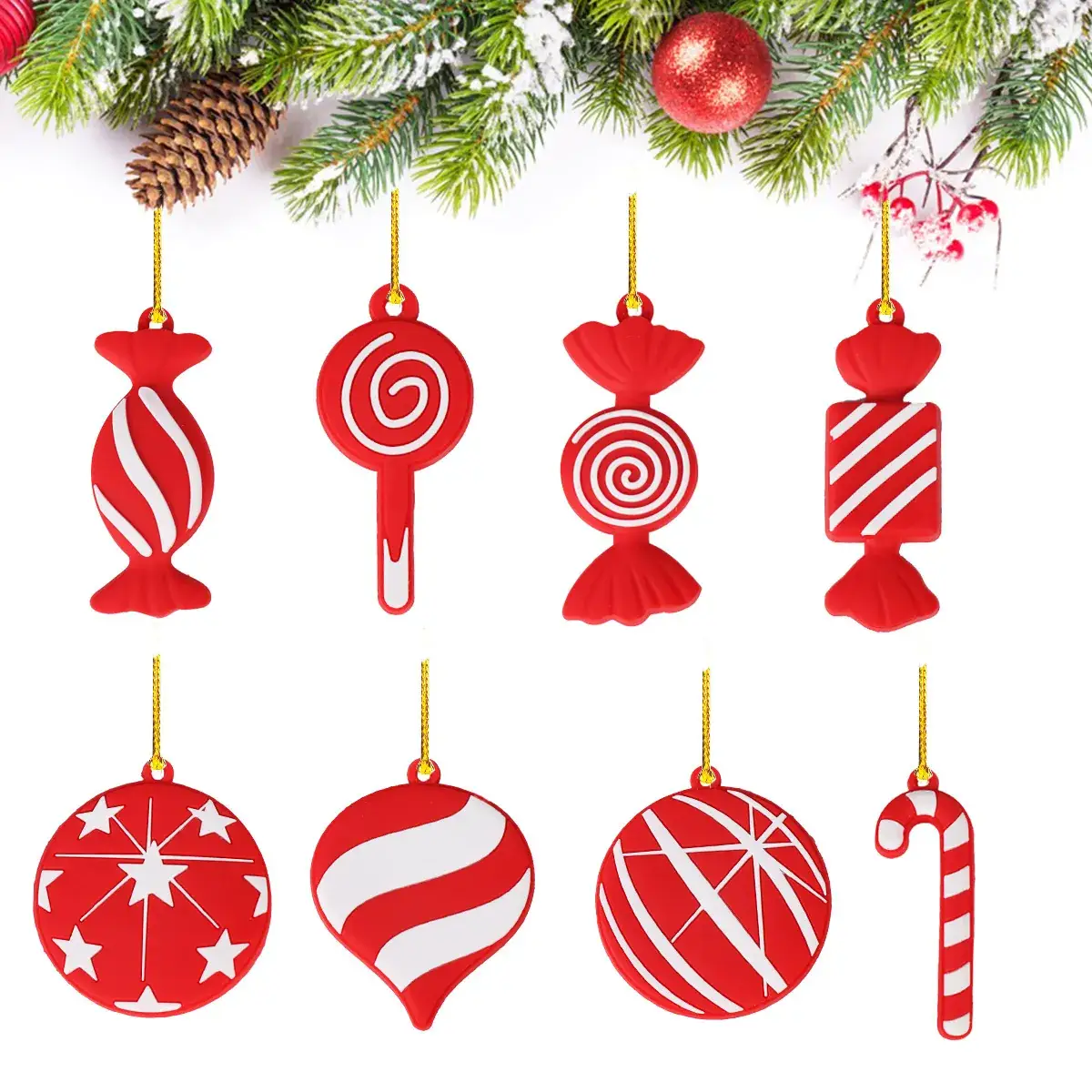 Christmas Gingerbread Men Decorations 7cm Height - Image 15