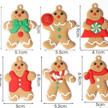 Christmas Gingerbread Men Decorations 7cm Height - Image 21