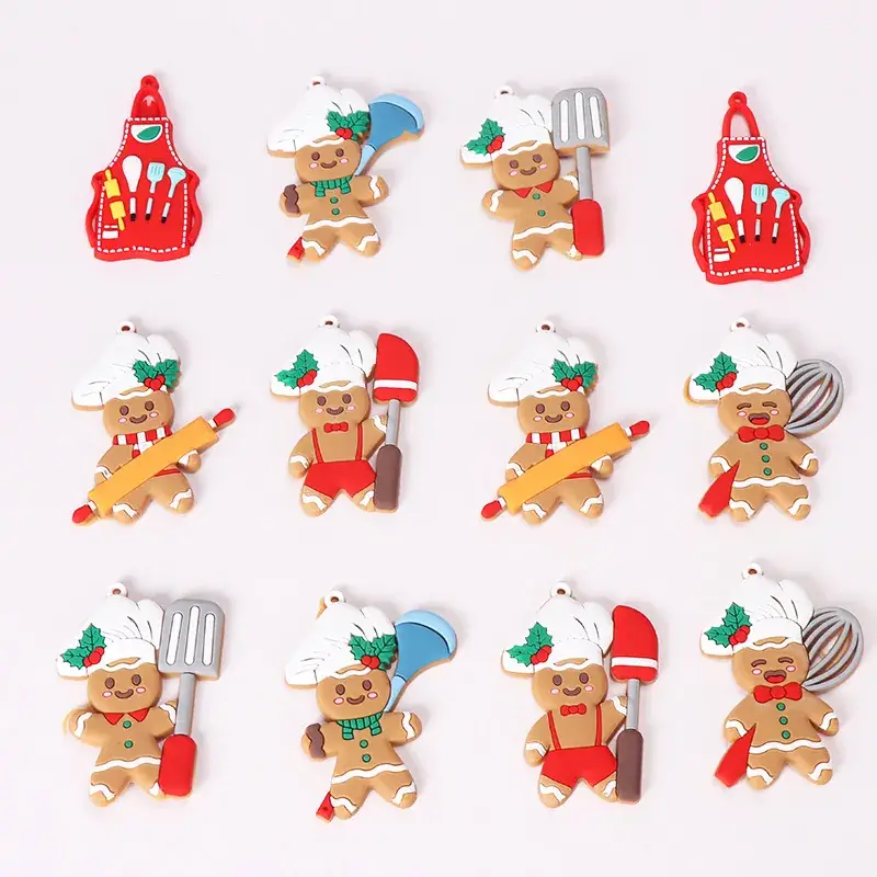 Christmas Gingerbread Men Decorations 7cm Height - Image 26