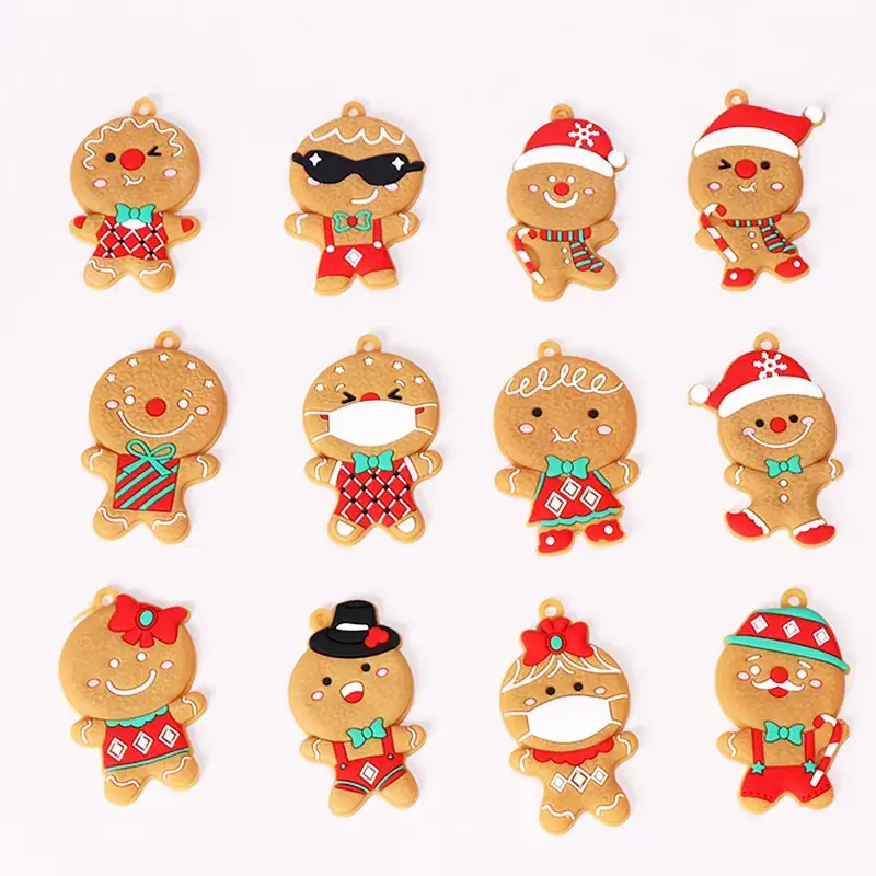 Christmas Gingerbread Men Decorations 7cm Height - Image 27