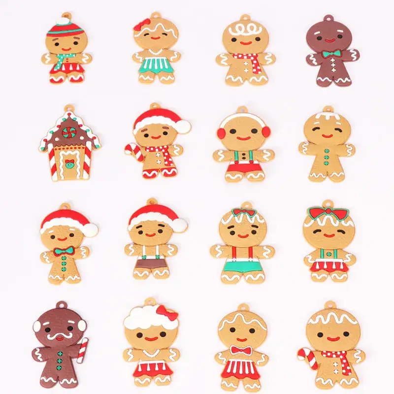 Christmas Gingerbread Men Decorations 7cm Height - Image 32