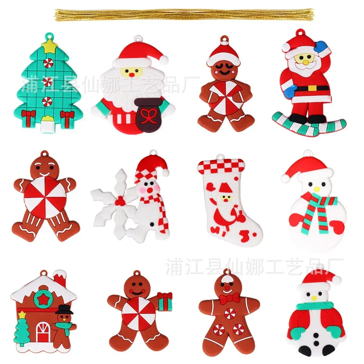 Christmas Gingerbread Men Decorations 7cm Height - Image 7