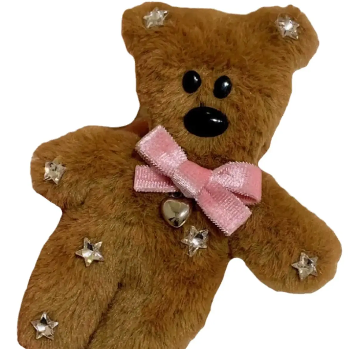 Mr. Bean Bear with Bow & Pearl Button - Image 7
