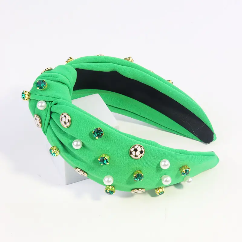 Women's Pearl Diamond Bow Headband Multi-Color - Image 13