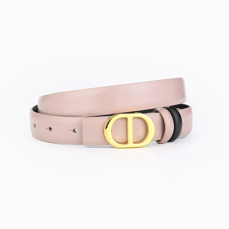 Double-Sided Belt Women Genuine Leather Black - Image 2