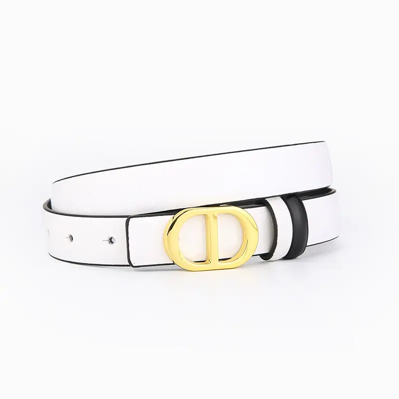 Double-Sided Belt Women Genuine Leather Black - Image 3