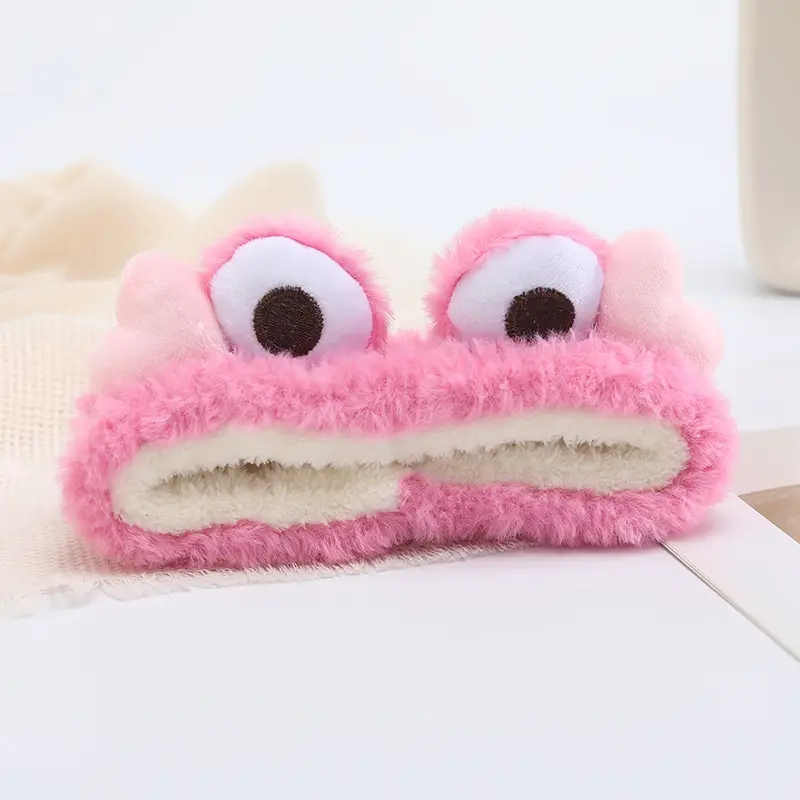 Cute Cartoon Face Wash Mask Headband for Women