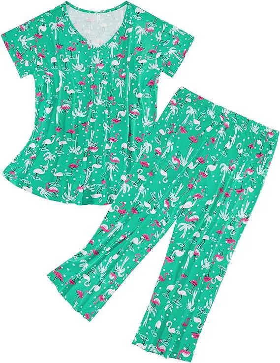 2025 Printed Pajama Set Women Red Christmas Design — feature 12