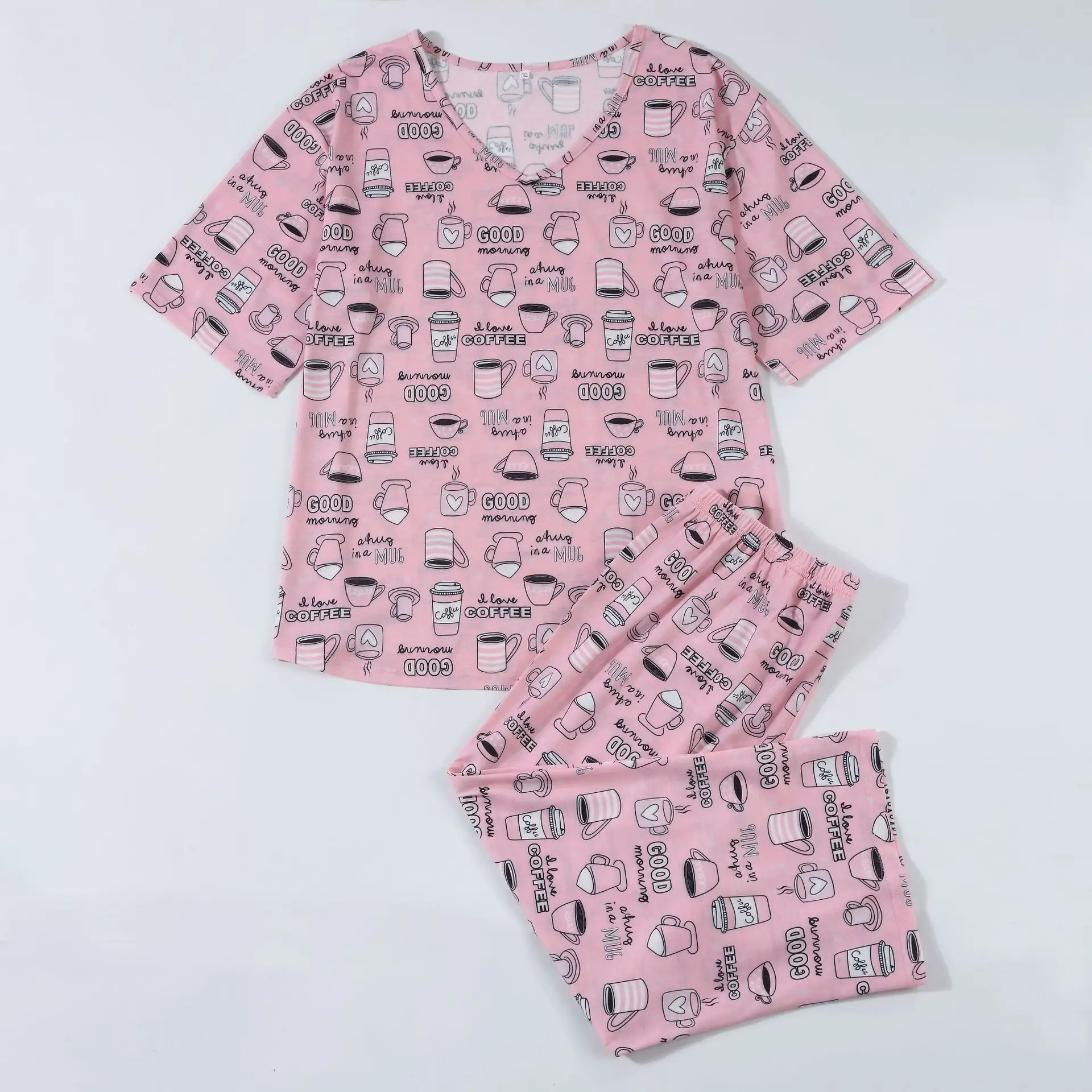2025 Printed Pajama Set Women Red Christmas Design — feature 26