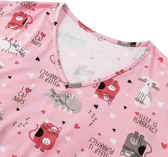 2025 Printed Pajama Set Women Red Christmas Design — feature 7