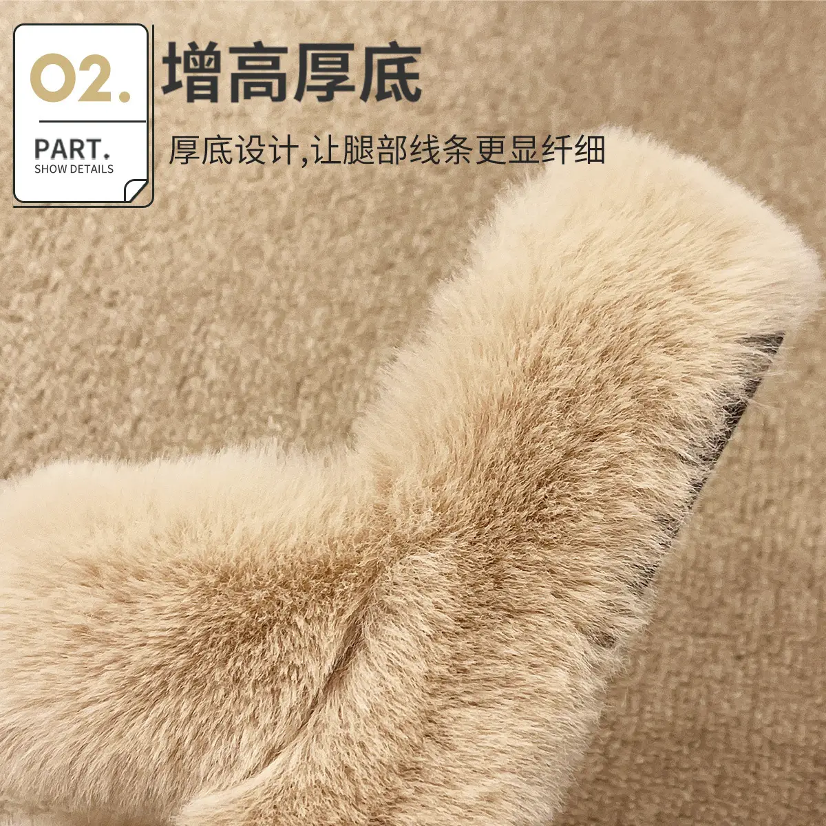 Women Furry Slippers Autumn Winter Soft Warm - Image 6