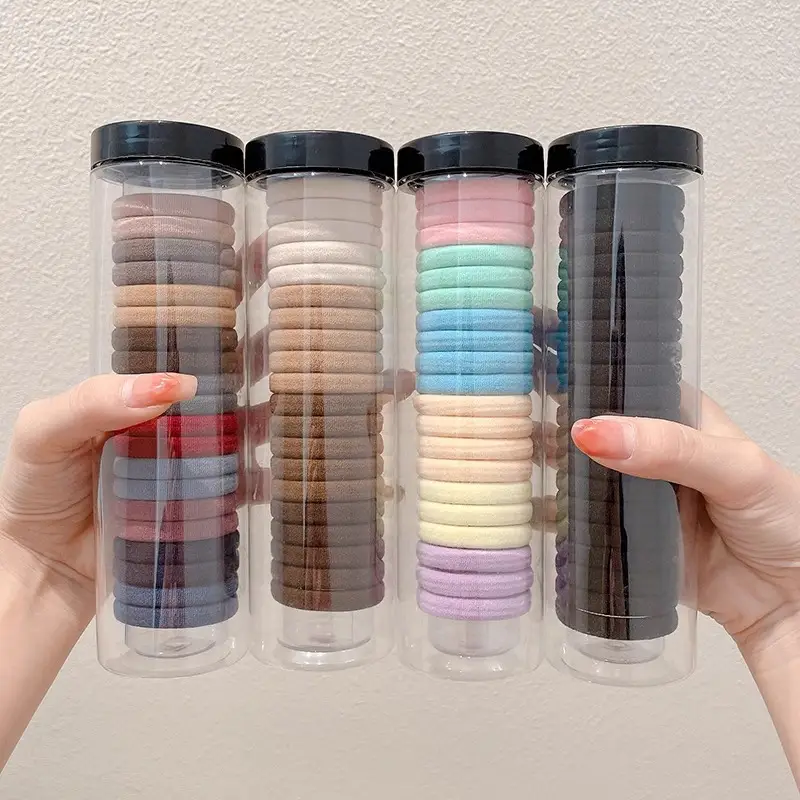 Korean Style Rainbow Hair Rope High Elastic Rubber Band - Image 22