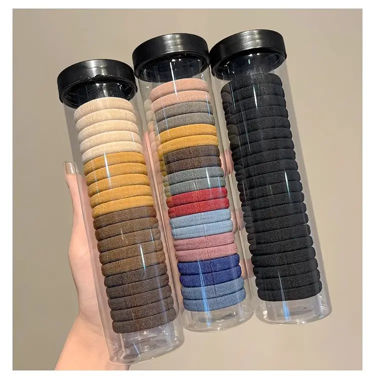 Korean Style Rainbow Hair Rope High Elastic Rubber Band — feature 21