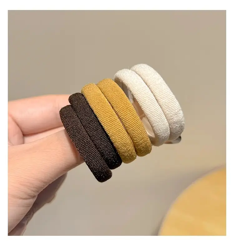 Korean Style Rainbow Hair Rope High Elastic Rubber Band — feature 26