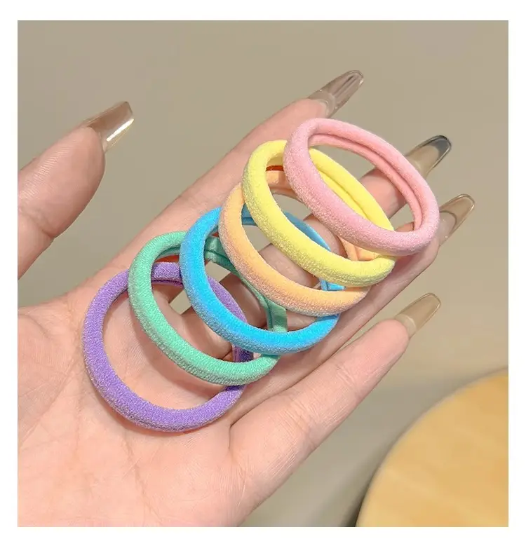 Korean Style Rainbow Hair Rope High Elastic Rubber Band — feature 27