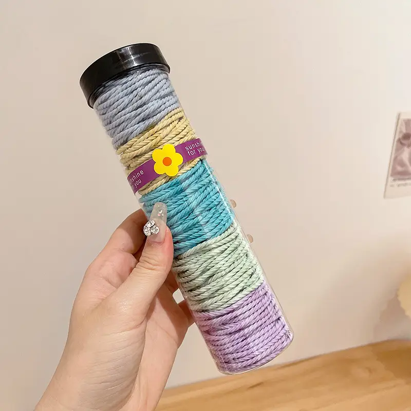 Korean Style Rainbow Hair Rope High Elastic Rubber Band - Image 15