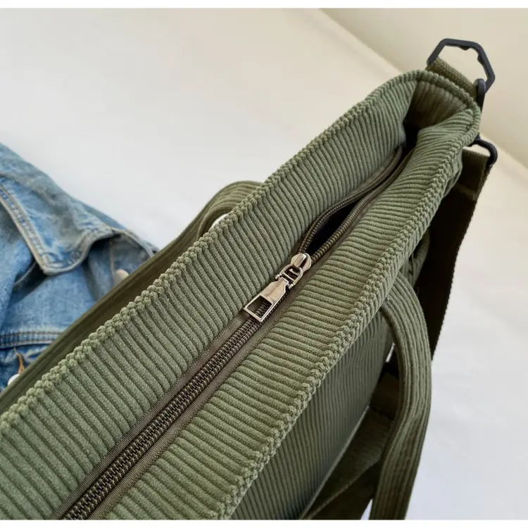 New Corduroy Tote Bag for Women Large Capacity Commuter — feature 42