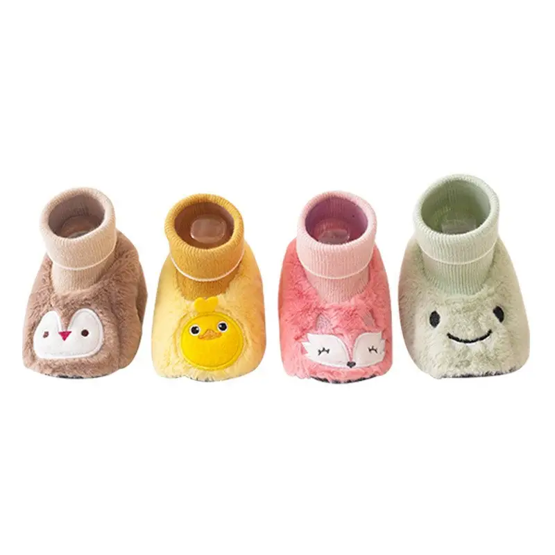Autumn Winter Cartoon Kids Sneakers Warm Thick Soft - Image 9