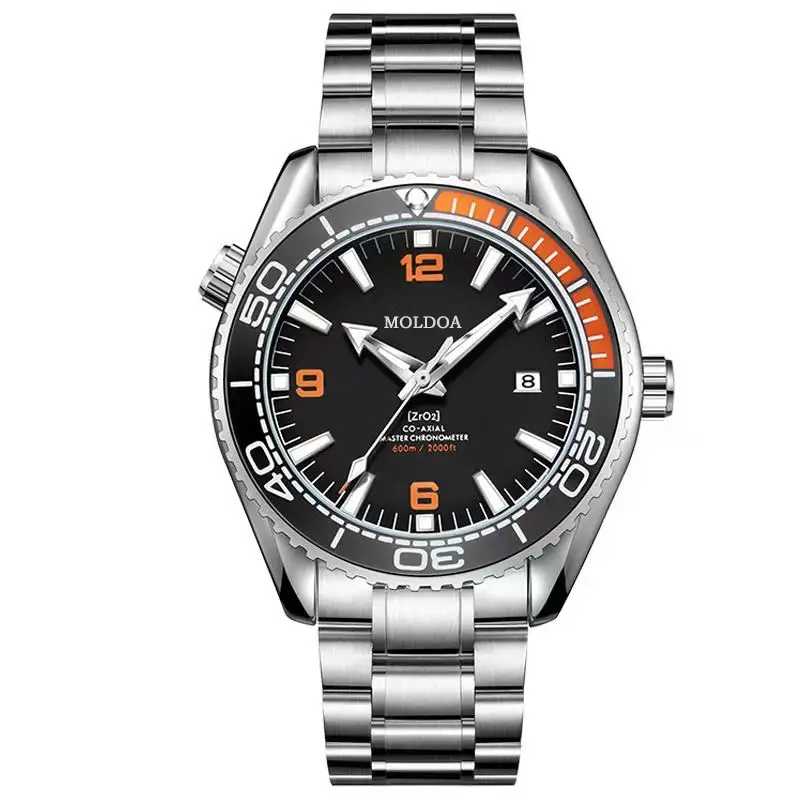 Haima 600 Fully Automatic Fake Mechanical Cut Out Watch Men's Luminous Calendar Waterproof Douyin Kuaishou Dropshipping
