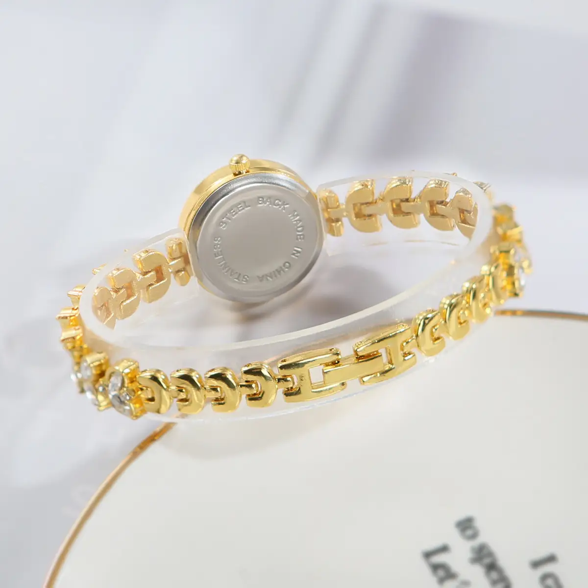 Cross-Border Mermaid Women's Watch Silver Crystal Band — feature 18
