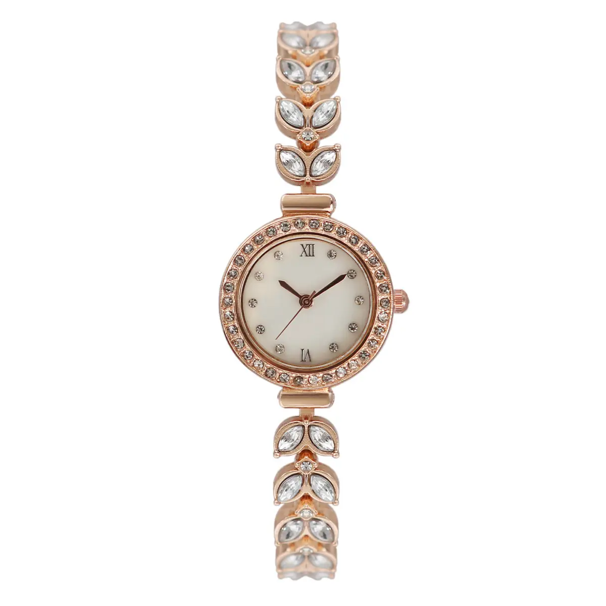 Cross-Border Mermaid Women's Watch Silver Crystal Band — feature 5