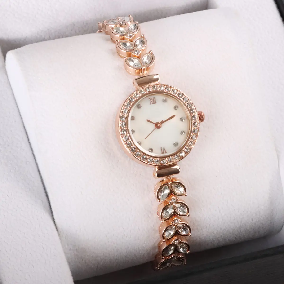 Cross-Border Mermaid Women's Watch Silver Crystal Band - Image 2