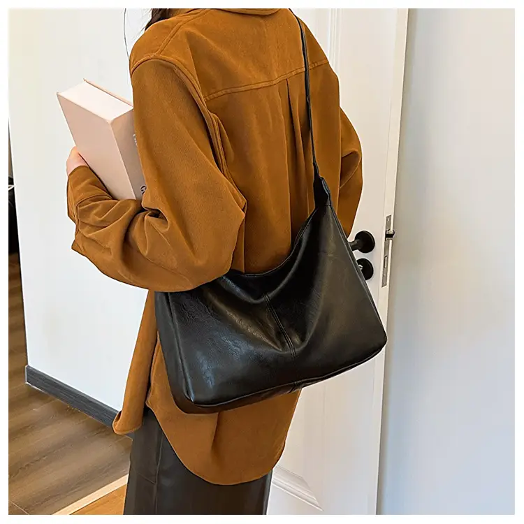 Brown Korean Style Large Cap Bag for Women — feature 13