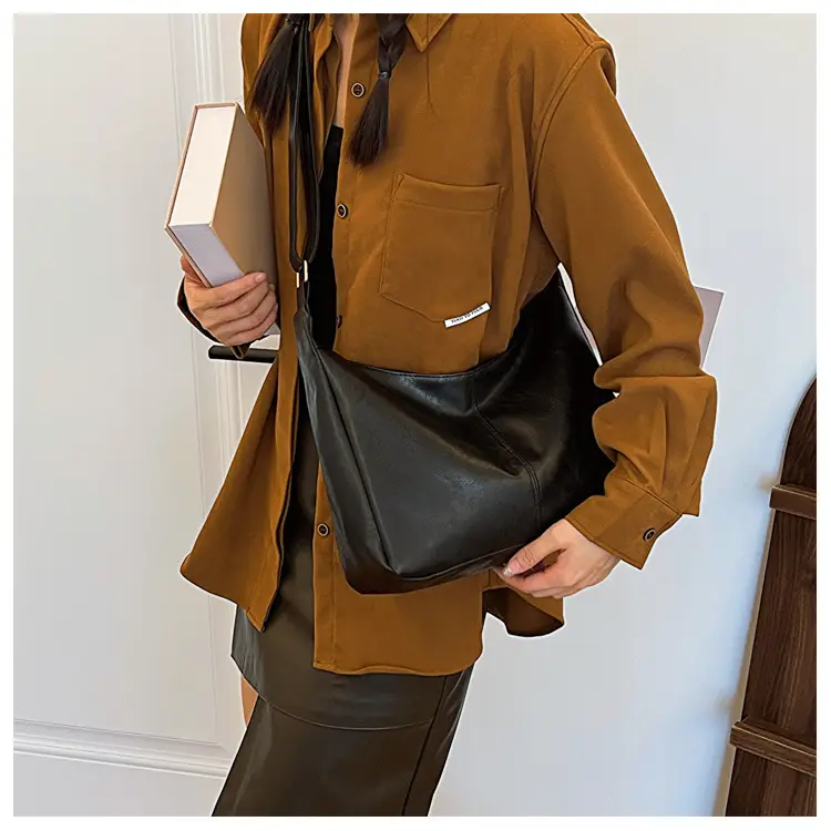 Brown Korean Style Large Cap Bag for Women — feature 14