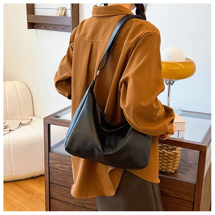 Brown Korean Style Large Cap Bag for Women — feature 15
