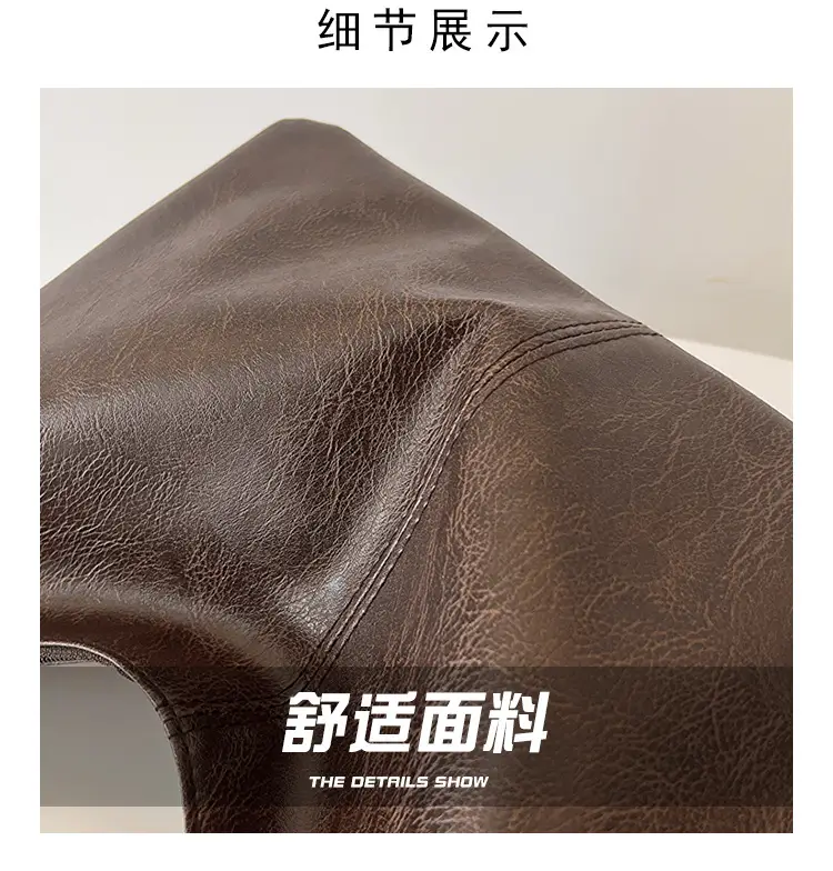Brown Korean Style Large Cap Bag for Women — feature 2