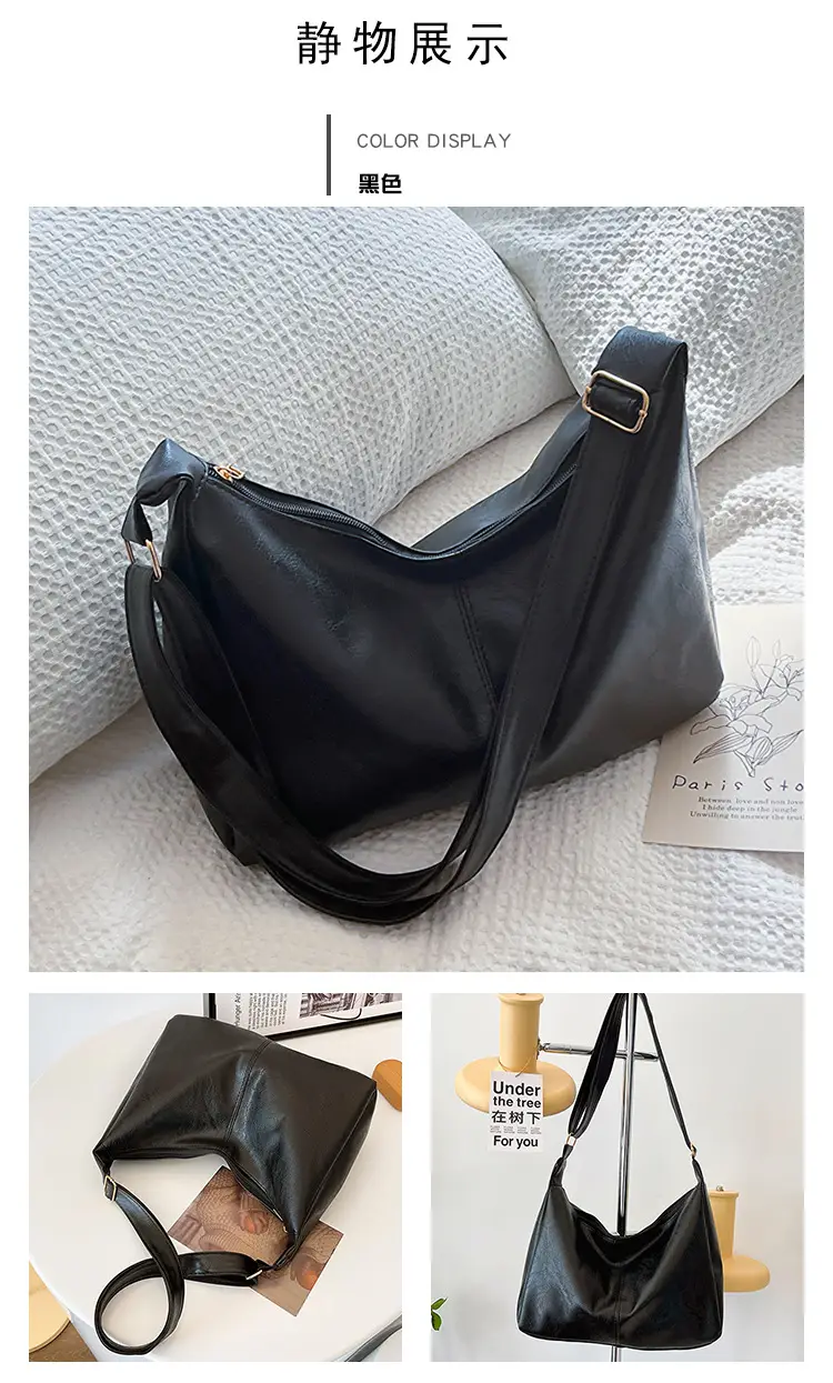 Brown Korean Style Large Cap Bag for Women — feature 21
