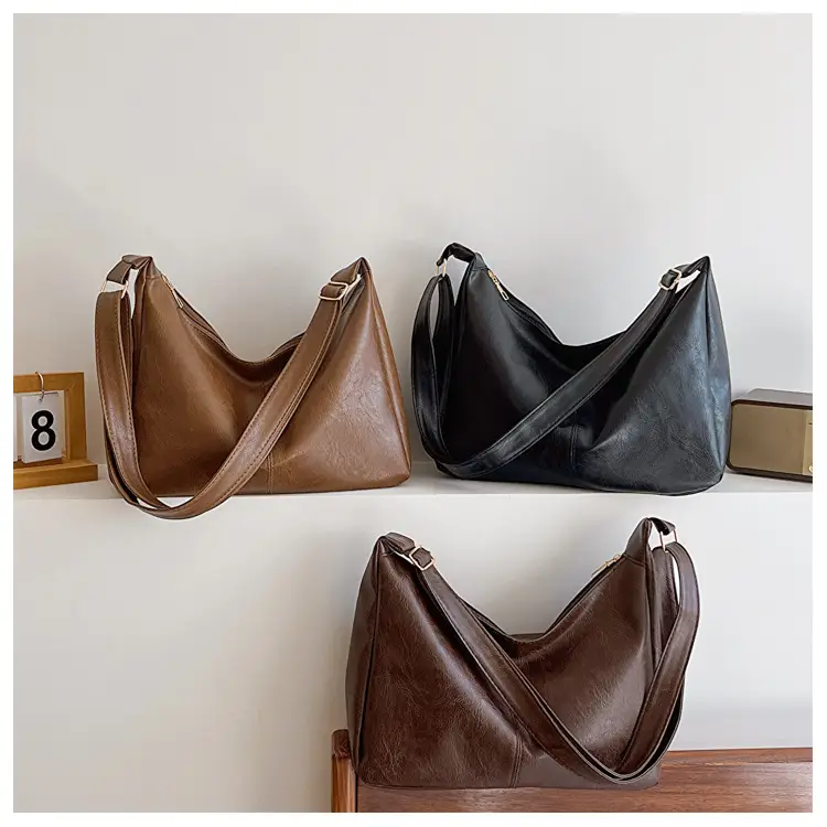 Brown Korean Style Large Cap Bag for Women — feature 29