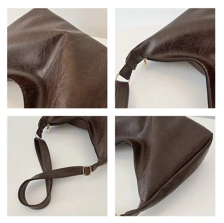 Brown Korean Style Large Cap Bag for Women — feature 8