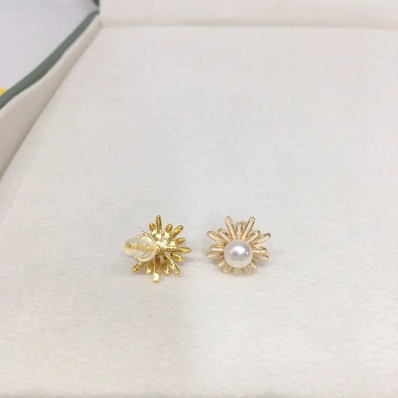 Zhuji Pearl Earrings 18K Gold Filled Women — feature 3