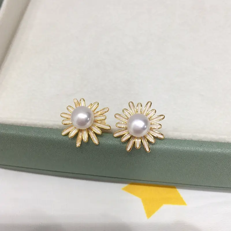 Zhuji Pearl Earrings 18K Gold Filled Women — feature 5