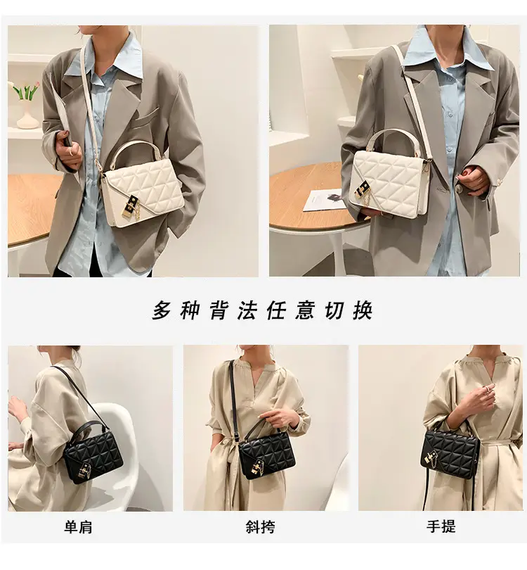 2023 Trendy Women's Quilted Shoulder Bags with Diamond Embroidery — feature 8