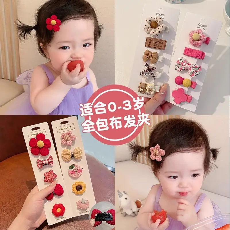 Cute Faux Fur Hair Clips for Girls Baby Bangs Clip - Image 44