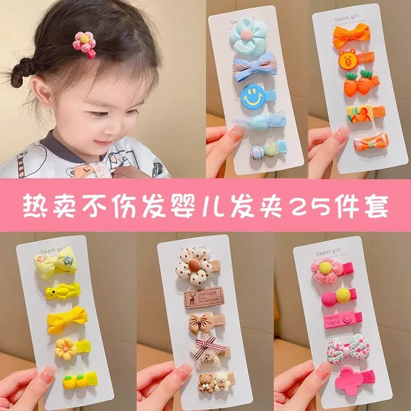 Cute Faux Fur Hair Clips for Girls Baby Bangs Clip - Image 45