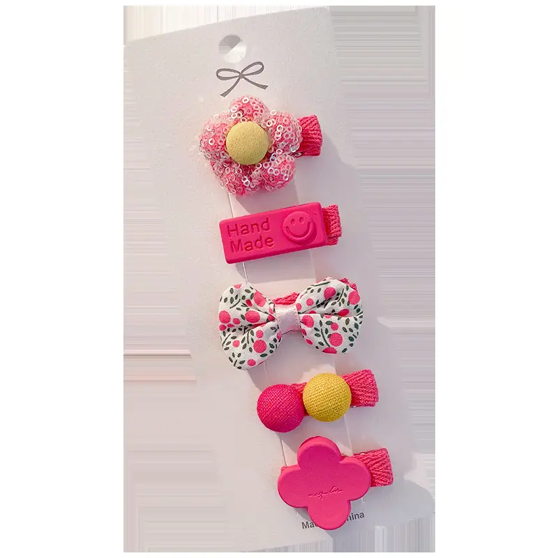 Cute Faux Fur Hair Clips for Girls Baby Bangs Clip - Image 47