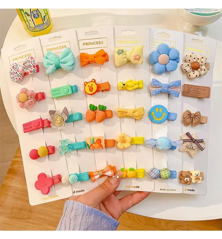 Cute Faux Fur Hair Clips for Girls Baby Bangs Clip — feature 23