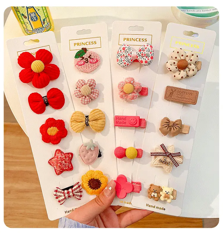 Cute Faux Fur Hair Clips for Girls Baby Bangs Clip — feature 25