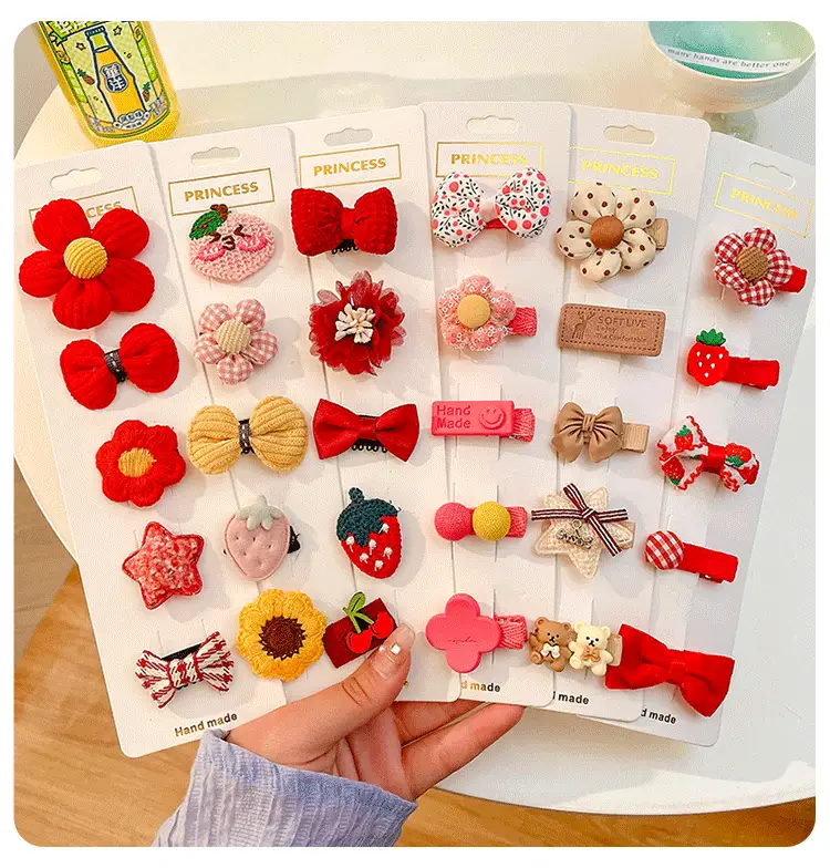 Cute Faux Fur Hair Clips for Girls Baby Bangs Clip — feature 27
