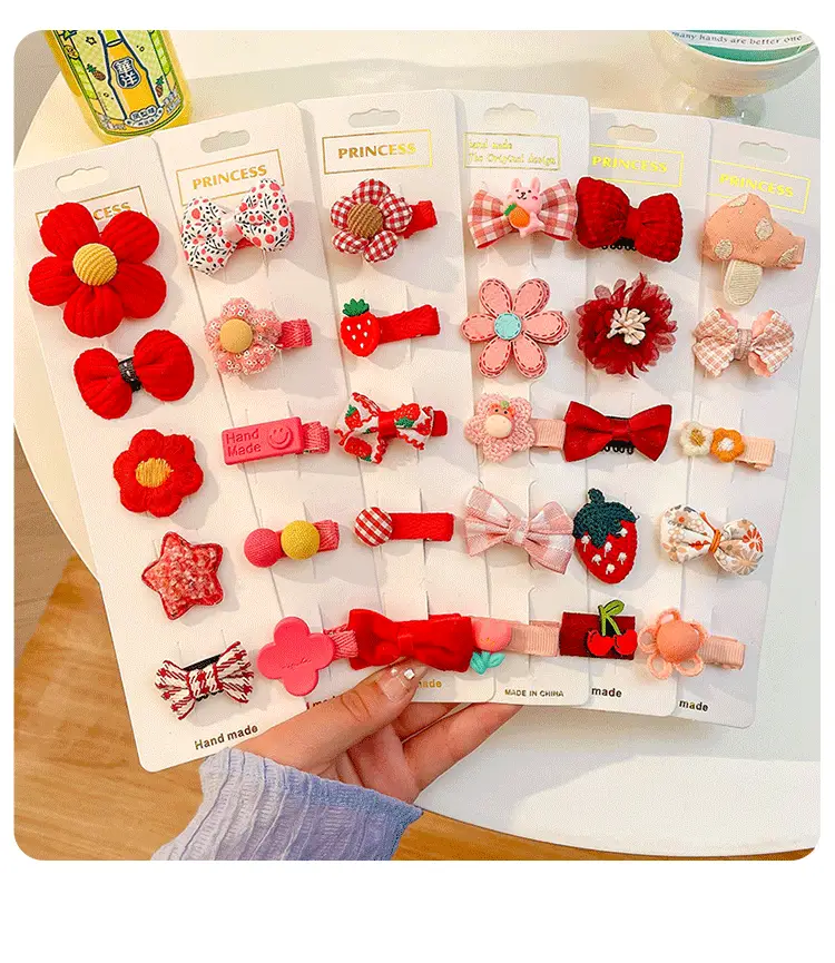Cute Faux Fur Hair Clips for Girls Baby Bangs Clip — feature 28