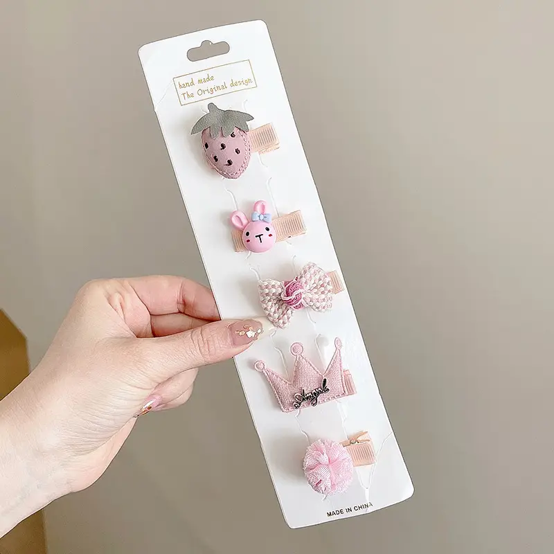 Cute Faux Fur Hair Clips for Girls Baby Bangs Clip - Image 10
