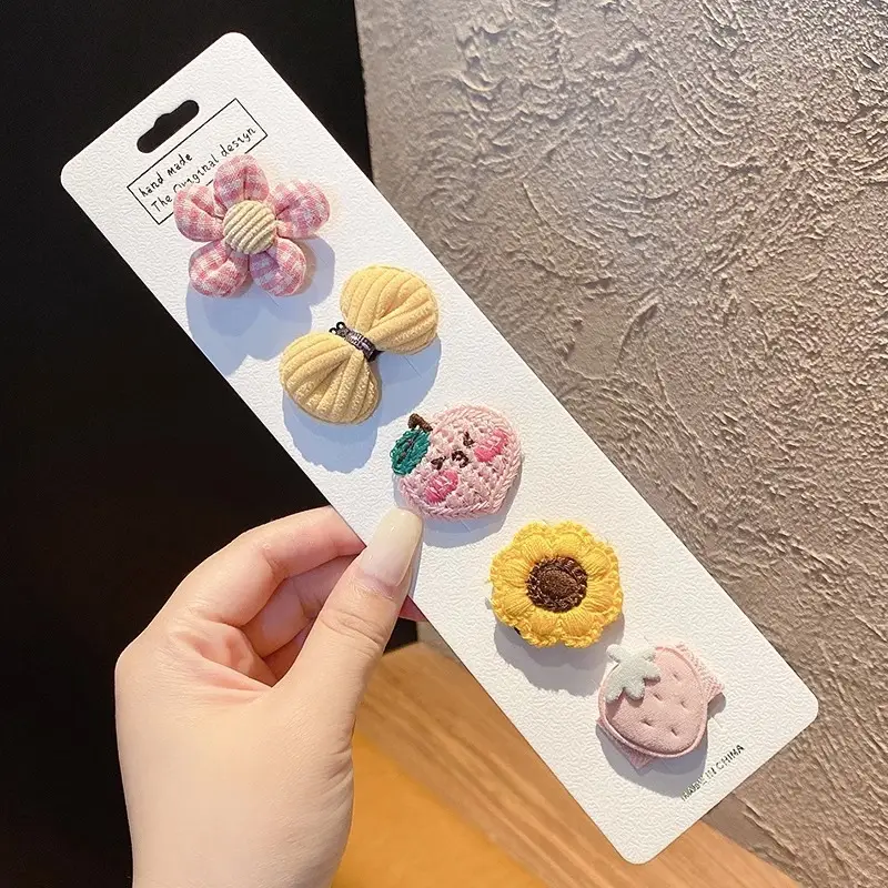 Cute Faux Fur Hair Clips for Girls Baby Bangs Clip - Image 16